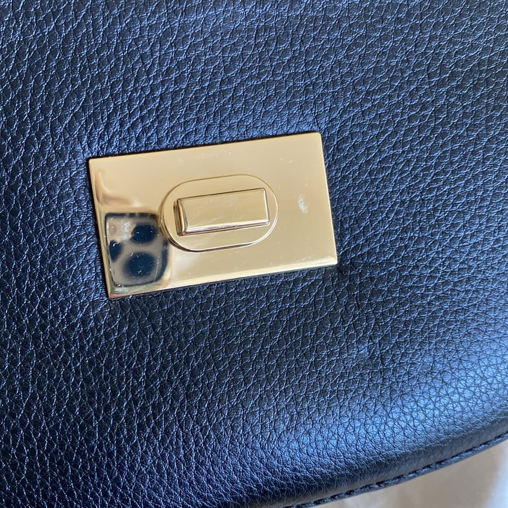 Kate Spade ♠️ Greenwood place Rita black handbag with strap and gold chain - Picture 12 of 17